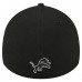 Бейсболка Detroit Lions New Era Black Scoreboard 39THIRTY