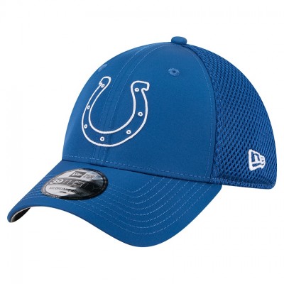 Бейсболка Indianapolis Colts New Era Royal Outline 39THIRTY