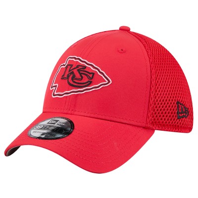 Бейсболка Kansas City Chiefs New Era Red Outline 39THIRTY