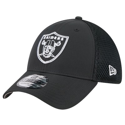 Бейсболка Las Vegas Raiders New Era Black Outline 39THIRTY