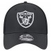 Бейсболка Las Vegas Raiders New Era Black Outline 39THIRTY