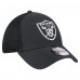 Бейсболка Las Vegas Raiders New Era Black Outline 39THIRTY