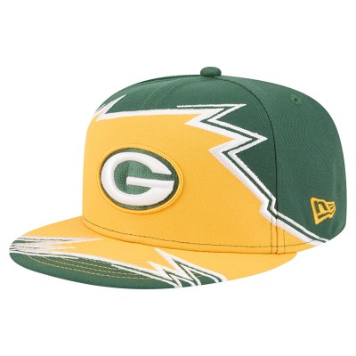 Бейсболка Green Bay Packers New Era Green/Gold Break 59FIFTY