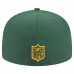 Бейсболка Green Bay Packers New Era Green/Gold Break 59FIFTY