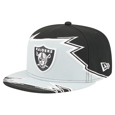 Бейсболка Las Vegas Raiders New Era Black/Gray Break 59FIFTY