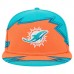 Бейсболка Miami Dolphins New Era Aqua/Orange Break 59FIFTY