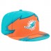 Бейсболка Miami Dolphins New Era Aqua/Orange Break 59FIFTY