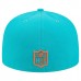 Бейсболка Miami Dolphins New Era Aqua/Orange Break 59FIFTY