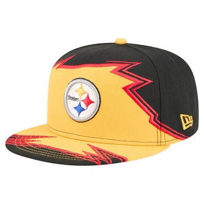Бейсболка Pittsburgh Steelers New Era Black/Gold Break 59FIFTY