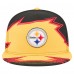 Бейсболка Pittsburgh Steelers New Era Black/Gold Break 59FIFTY