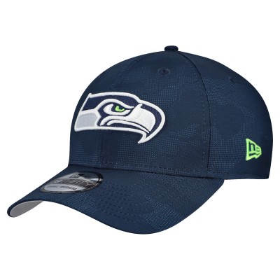 Бейсболка Seattle Seahawks New Era College Navy Tonal Camo 39THIRTY Stretch Fit