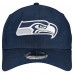 Бейсболка Seattle Seahawks New Era College Navy Tonal Camo 39THIRTY Stretch Fit