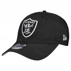Бейсболка Las Vegas Raiders New Era Black Tonal Camo 39THIRTY Stretch Fit