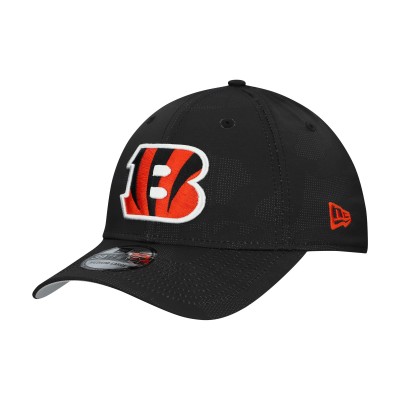 Бейсболка Cincinnati Bengals New Era Black Tonal Camo 39THIRTY Stretch Fit