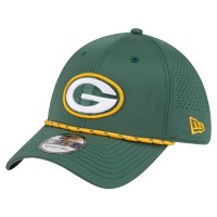Бейсболка Green Bay Packers New Era Green Perforated 39THIRTY