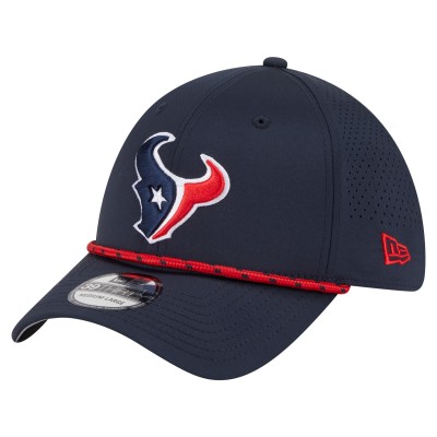 Бейсболка Houston Texans New Era Navy Perforated 39THIRTY