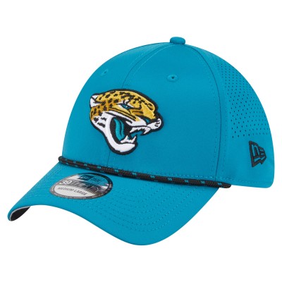 Бейсболка Jacksonville Jaguars New Era Teal Perforated 39THIRTY