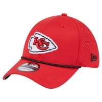 Бейсболка Kansas City Chiefs New Era Red Perforated 39THIRTY