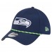 Бейсболка Seattle Seahawks New Era College Navy Perforated 39THIRTY