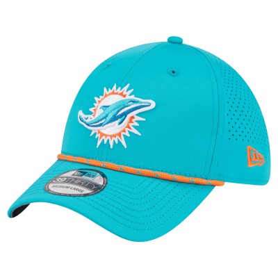 Бейсболка Miami Dolphins New Era Aqua Perforated 39THIRTY