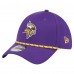Бейсболка Minnesota Vikings New Era Purple Perforated 39THIRTY