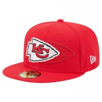 Бейсболка Kansas City Chiefs New Era Red Tri-Hit 59FIFTY