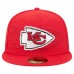 Бейсболка Kansas City Chiefs New Era Red Tri-Hit 59FIFTY