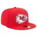 Бейсболка Kansas City Chiefs New Era Red Tri-Hit 59FIFTY