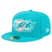Бейсболка Miami Dolphins New Era Aqua Tri-Hit 59FIFTY