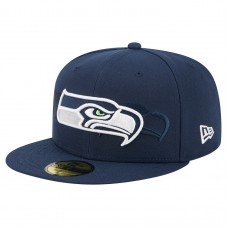 Бейсболка Seattle Seahawks New Era College Navy Tri-Hit 59FIFTY Бейсболка Seattle Seahawks New Era College Navy Tri-Hit 59FIFTY