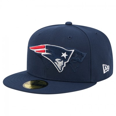 Бейсболка New England Patriots New Era Navy Tri-Hit 59FIFTY