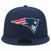 Бейсболка New England Patriots New Era Navy Tri-Hit 59FIFTY