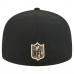 Бейсболка New Orleans Saints New Era Black Tri-Hit 59FIFTY