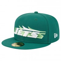 Бейсболка New York Jets New Era Green Tri-Hit 59FIFTY