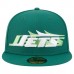 Бейсболка New York Jets New Era Green Tri-Hit 59FIFTY