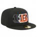 Бейсболка Cincinnati Bengals New Era Black Tri-Hit 59FIFTY