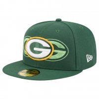 Бейсболка Green Bay Packers New Era Green Tri-Hit 59FIFTY