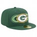 Бейсболка Green Bay Packers New Era Green Tri-Hit 59FIFTY