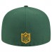 Бейсболка Green Bay Packers New Era Green Tri-Hit 59FIFTY