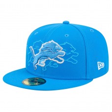 Бейсболка Detroit Lions New Era Blue Tri-Hit 59FIFTY