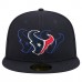 Бейсболка Houston Texans New Era Navy Tri-Hit 59FIFTY