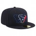 Бейсболка Houston Texans New Era Navy Tri-Hit 59FIFTY