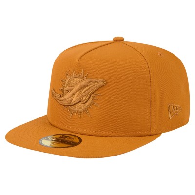 Бейсболка Miami Dolphins New Era Brown Color Pack A-Frame 59FIFTY