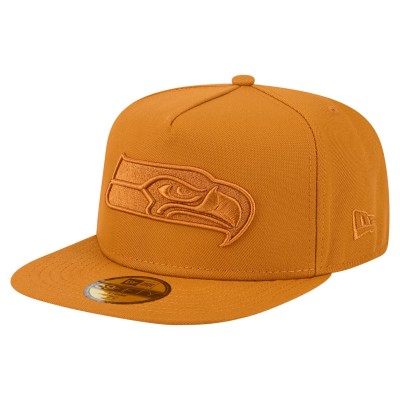 Бейсболка Seattle Seahawks New Era Brown Color Pack A-Frame 59FIFTY