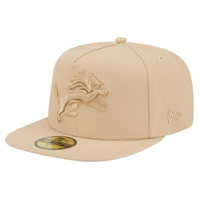 Бейсболка Detroit Lions New Era Light Beige Color Pack A-Frame 59FIFTY