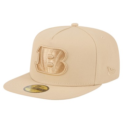 Бейсболка Cincinnati Bengals New Era Light Beige Color Pack A-Frame 59FIFTY
