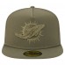Бейсболка Miami Dolphins New Era Olive Color Pack A-Frame 59FIFTY