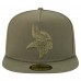 Бейсболка Minnesota Vikings New Era Olive Color Pack A-Frame 59FIFTY