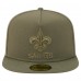 Бейсболка New Orleans Saints New Era Olive Color Pack A-Frame 59FIFTY