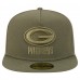 Бейсболка Green Bay Packers New Era Olive Color Pack A-Frame 59FIFTY Fitted